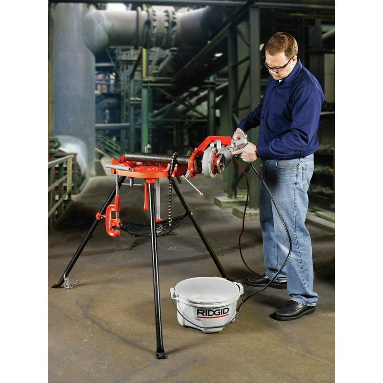専用6BOX RIDGID Tri-Stand Chain Vise, 6 in. Capacity, Portable