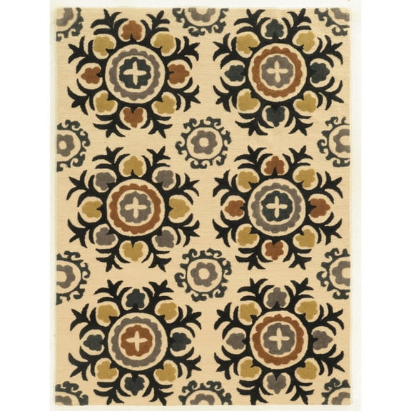 Linon Trio Collection Indoor Area Rug