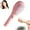 Pink, variant on Retractable Cushion Massage Comb, Upgraded Anti Static Self Cleaning Hair Brush for Women, Suitable for All Types of Hair and Wigs (White)