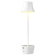 thumbnail image 1 of Rechargeable Cordless LED Table Lamp，Portable Metal 5200mAh Battery Desk Lamp，2-Levels Brightness USB Night Light, Metal Aluminum Nightstand Bedside Light for Bedroom/Study/Restaurant(White), 1 of 5