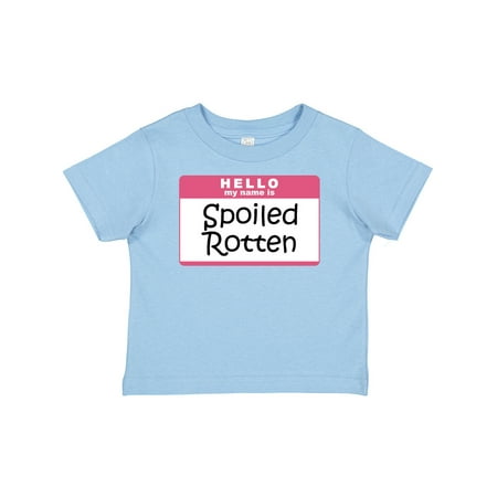 

Inktastic Spoiled Rotten Name Tag Gift Baby Boy or Baby Girl T-Shirt