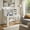 White, variant on Demi Bonn Modern Computer Desk, Charging Station, H-Shaped Frame, with Hutch and Storage Shelves-Black