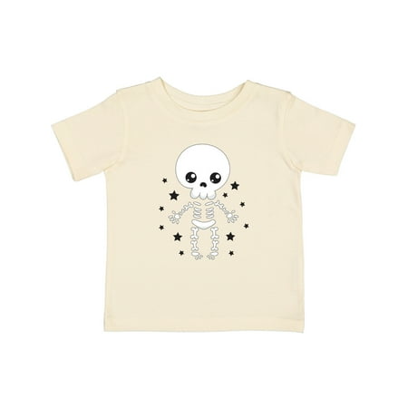 

Inktastic Happy Halloween Spooky Skeleton and Stars Gift Baby Boy or Baby Girl T-Shirt