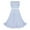 Sky Blue, variant on YEAHDOR Kids Girls Lace Chiffon Flower Girl Dress Wedding Prom Dance Ball Gown Party Maxi Dress Lavender 14