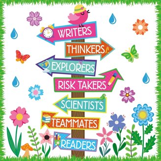 Fullhawl Bee Theme Bulletin Board Set - Welcome To Our Hive Classroom Decor With Cutouts, Borders & Letters
