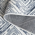thumbnail image 6 of SAFAVIEH Pyramid Arseny Geometric Area Rug, Ivory/Blue, 5'3" x 7'8", 6 of 8
