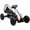 White 463, variant on Qaba Spring Rocking Horse for Kids 3-8 Years, Plush Ride on Horse with Sounds and Foot Stirrups, Brown Plastic and Steel Frame Ride-On Toy