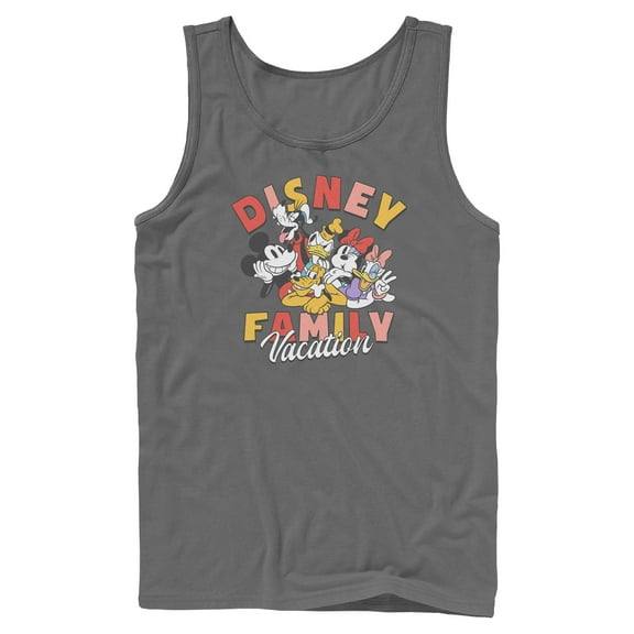 Mens Mickey & Friends Family Vacation Tank Top