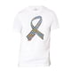 thumbnail image 1 of Camiseta de manga corta de la cinta de concienciación del autismo - Blanco - X-Large Awareness Camiseta de manga corta, 1 of 1