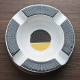 thumbnail image 2 of Cigar Ashtray Big Ash trays for 8" Round Cigarettes Large Rest Outdoor Cigars Ash tray for Patio/Outside/Indoor Ashtray, 2 of 5