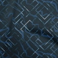 thumbnail image 1 of oneOone Silk Tabby Navy Blue Fabric Geometric Craft Projects Decor Fabric Printed By The Yard 42 Inch Wide, 1 of 4