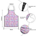 thumbnail image 3 of Pink Butterfly Pattern Kids Aprons for Girls and Boys,Adjustable Neck Strap Toddler Aprons for Kids Cooking Baking, 3 of 6