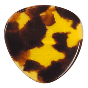 Golden Gate MP-12 Deluxe Tortoise Style Mandolin Pick - Rounded Triangle, 12 Picks