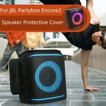 Dust Cover for JBL Partybox Encore2 Speaker, Full-Coverage Protective Case Storage Mesh Side Pockets Speaker Cover