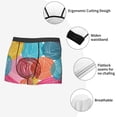 thumbnail image 5 of Wukai Colorful Wool Balls Print Men’s Underwear Breathable Boxer Briefs,&nbsp;Moisture Wicking & Breathable-Large, 5 of 7
