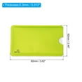thumbnail image 2 of Uxcell RFID Blocking Sleeves Identity Theft Prevention Credit Cards Secure Protector Holders Sleeves Green 20Pack, 2 of 6