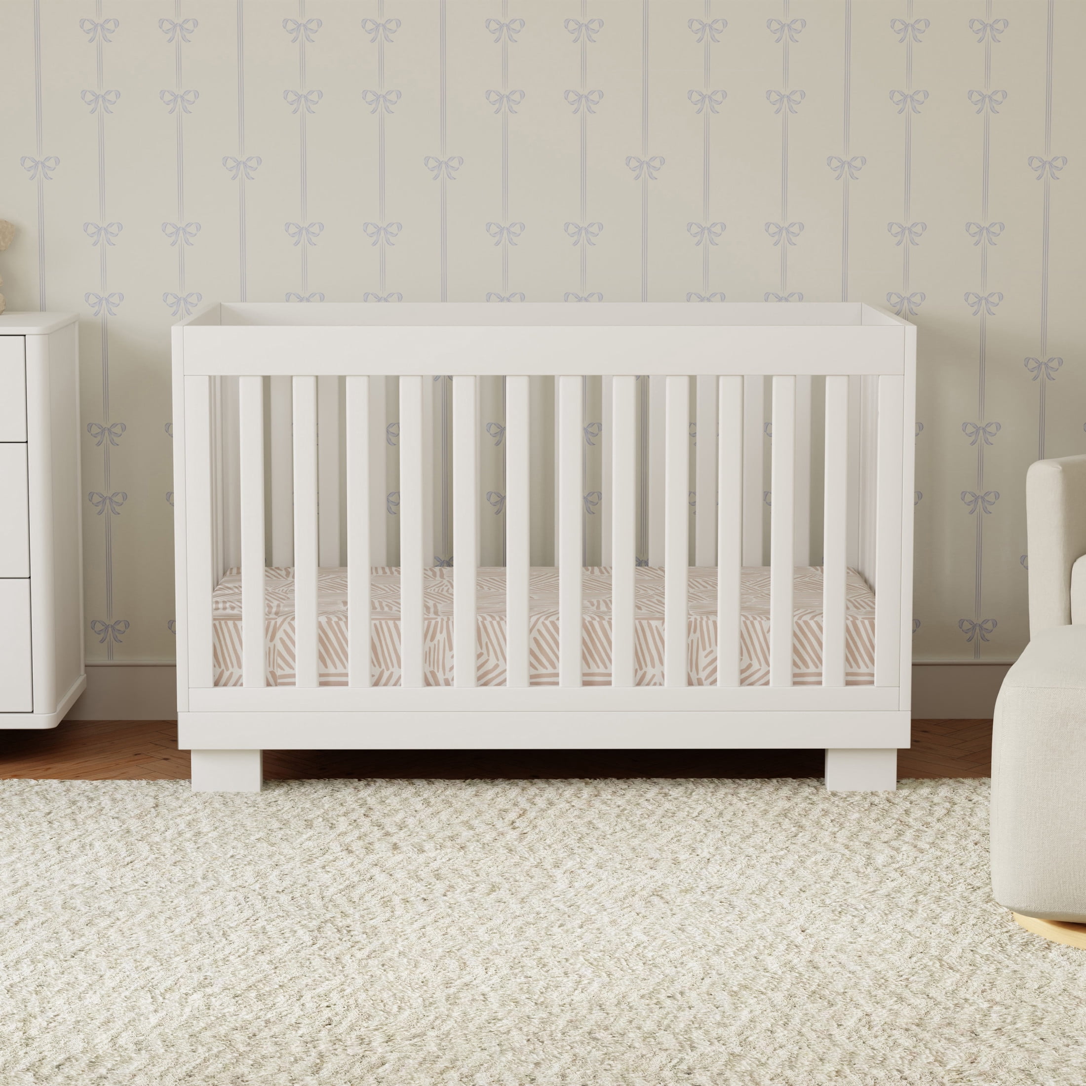 Babyletto Modo 3-in-1 Convertible Crib with Toddler Bed Conversion Kit