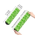 thumbnail image 4 of Pofeuu Green Cucumber Print 30cm Socks, Adult Running Hiking Socks for Youth and Adult, 4 of 7