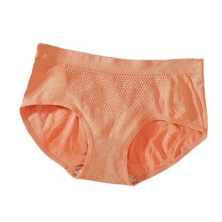 

adviicd High Waist Panties Women s Signature Breathe Cotton Brief Underwear Pink One Size