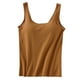 thumbnail image 1 of Camisetas sin mangas de algodón para mujer con sujetador incorporado 2025 Camiseta sin mangas de verano - Camisetas acolchadas para entrenar, S-XL, 1 of 4
