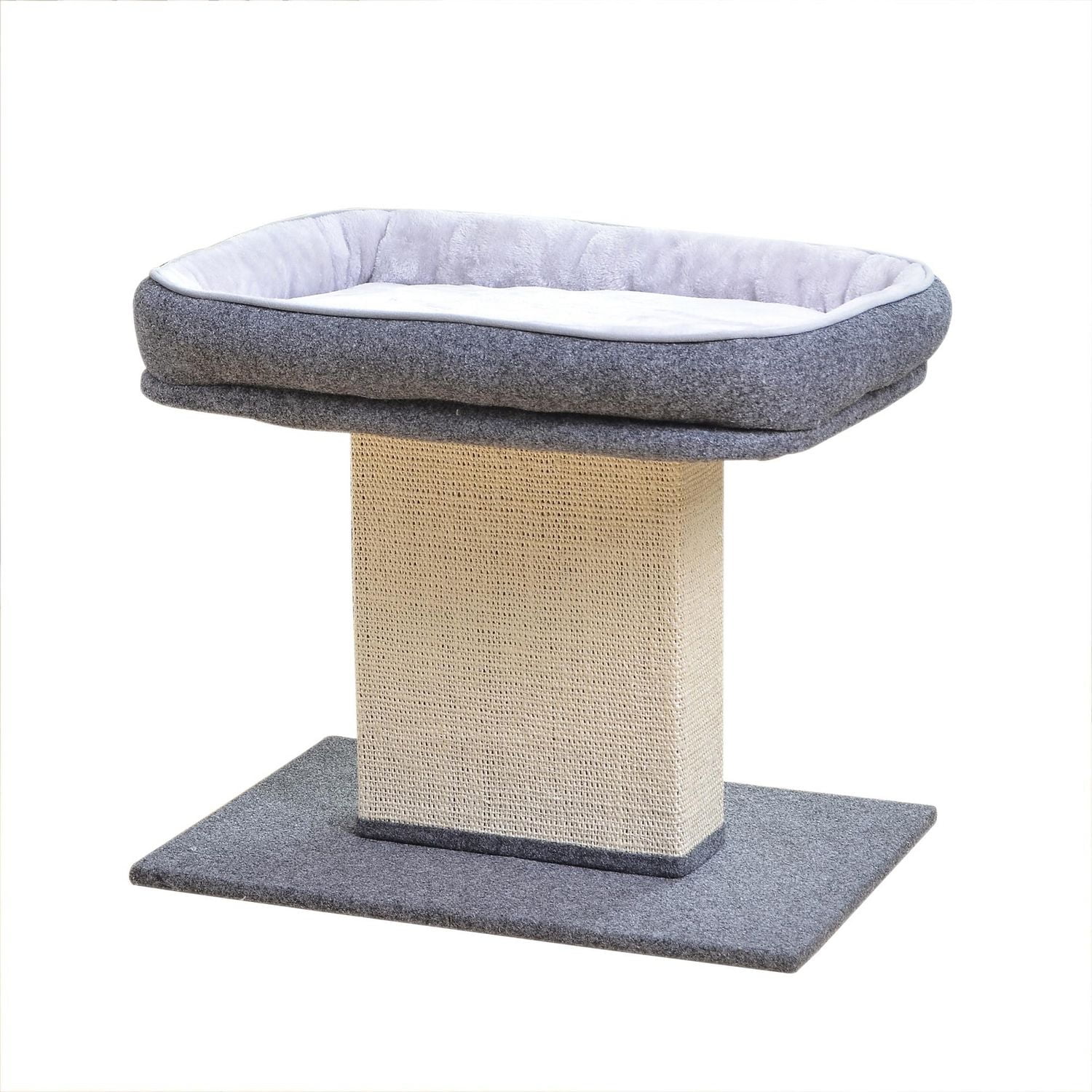 Catry Mellow Small Cat Tree for Large Cats with Scratcher
