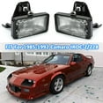 thumbnail image 4 of Kojem Left Right Bumper Fog Lights Lamp Clear Lens Fits 1985-1992 Camaro IROC-Z Z28, 4 of 10