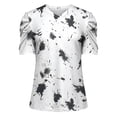 thumbnail image 5 of Puntoco Liquidación de blusas cortas para mujer, blusa holgada informal de manga corta a la moda para mujer, 5 of 5