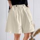 thumbnail image 1 of MKLEKYY Pantalones Cortos para Mujer, Pantalones Cortos Anchos de Pierna para Mujer, Pantalones Cortos Cómodos, Pantalones Cortos Casuales de Moda, Pantalones Cortos Sueltos Hasta La Rodilla, 1 of 4
