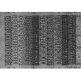 thumbnail image 1 of Ahgly Company Indoor Rectangle Abstract Gray Modern Area Rugs, 2' x 4', 1 of 4