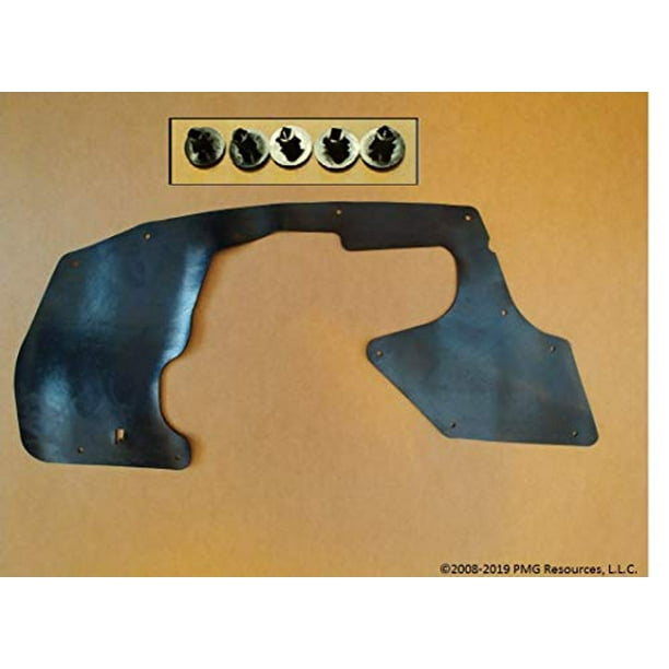 Right Side Splash Shield with Clips for Toyota 19952004 All