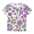 thumbnail image 2 of AJTQTH Tshirts for Boys Girls Crewneck Short-Sleeved Cute Sunflower Graphic Casual Tops Comfy Lightweight Tees Shirts Blouses for Summer Casual Multicolor#06 4 Years, 2 of 5