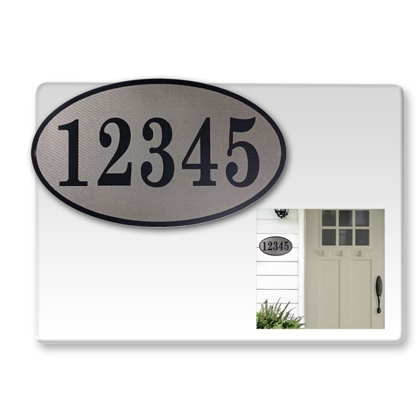 CurbNSign Custom Fancy Address Numbers for Outside, Custom, Super