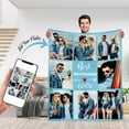 thumbnail image 3 of Gifts for Wife,Best Wife Ever Gifts Personalized Blanket, Custom Blanket with Photos, Birthday Gifts for Wife from Husband, Customized Throw Blanket Unique Gift Ideas for Valentine's Day Blankets, 3 of 5