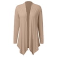 thumbnail image 3 of Lightweight Women's Cardigan Sleeveless Summer Open Front Asymmetrical Long Vest for Stylish Layering and Comfort, 3 of 4