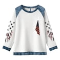 thumbnail image 4 of MuXiKeJi Clothes Women's USA 250th Anniversary Sweatshirt Patriotic American Flag Eagle Graphic Tee 1776-2026 long Sleeve Tops, 4 of 4