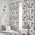 thumbnail image 5 of Blackout Kids Curtains,Cartoon Construction Vehicles Buildings Childrens Insulated Curtains Set Of 2,Bedroom Essentials,Toddler Room Decor 52"x84", 5 of 5