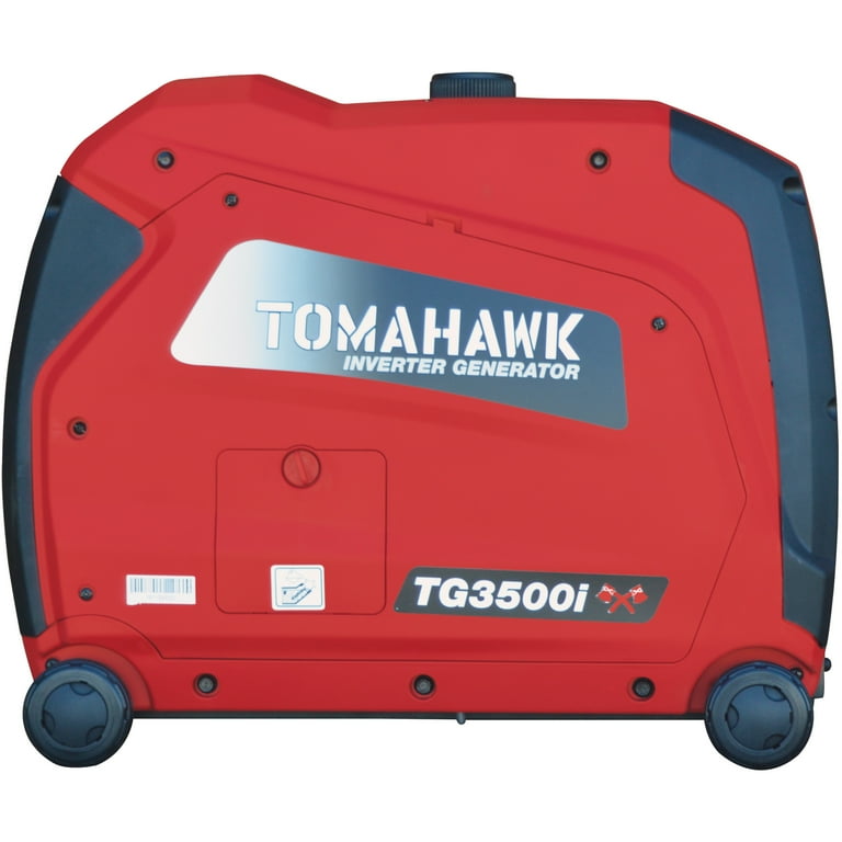 TOMAHAWK 3500 Watt Inverter Generator Super Quiet Portable Power for Residential Home Use 120V 220V and USB Outlet Panel with Wheels TOMAHAWK 3500 Watt Inverter Generator Super Quiet Portable Power for Residential Home Use 120V 220V and USB Outlet Panel with Wheels