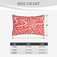 thumbnail image 4 of Rateoe Beef1 Pattern Pillow Covers with Invisible Zipper(Pillows are not Included) Standard Pillowcases-16"x24", 4 of 6