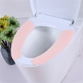 thumbnail image 5 of Close Stool Warmer Washable Soft Lid Pad Cloth Cover Mat Toilet Seat Cover Toilet Seat Sticker 2, 5 of 8