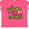 thumbnail image 4 of Inktastic My Grandpa is a Firefighter with Fire Truck Boys or Girls Toddler T-Shirt, 4 of 5