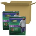Depend Night Defense Incontinence Underwear for Men, Overnight, Disposable, ExtraLarge, 24