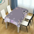 thumbnail image 6 of Coolnut 54"x72" Vibrant Flowers Pattern Tablecloth, Durable Square Table Cloth, Waterproof Stain Proof Camping Tablecloths for Outdoor Picnic Family Dinner Restaurant Decoration, 6 of 7