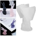 thumbnail image 4 of 3D Rabbits ,   Elasticity Convenient Animal Resin Casting Molds Practical  For Resin For  For Cake Decorations For Chocolate, 4 of 8