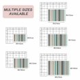 thumbnail image 6 of Teal Blue Striped Outdoor Rug 4x6 Ft, Non Slip Washable Area Rug, Farmhouse Stripes Modern Abstract Art Patio Rugs Carpet Runner, Large Floor Mat for Indoor/Outdoor Deck Porch Camping, 6 of 8