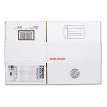 3M MMM8006 Mailing Box- Size C- Labels Included- 14in.x10in.x5-.50in.- (Best Way To Label Moving Boxes)