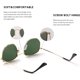 thumbnail image 4 of Gafas de sol polarizadas hexagonales Hipster para hombres y mujeres, gafas cuadradas geométricas pequeñas con marco de Metal Vintage, gafas de sombra Retro, 4 of 4