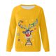 thumbnail image 4 of Pntutb - Sudadera con estampado navideño de manga larga para mujer, informal, a la moda, blusa Pntutb Pntutb-1236, 4 of 6
