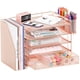 thumbnail image 1 of Organizador de escritorio OPNICE, archivo de papel de 5 niveles con cajón y soporte para bolígrafos, 1 of 6