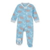 Burt's Bees Baby Baby Boy Sleep and Play PJs, 100% Organic Cotton One-Piece Romper Jumpsuit Zip Front Pajamas