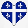 thumbnail image 3 of CafePress - Quebec Heart Ringer T - 100% Cotton Ringed T-Shirt, 3 of 4